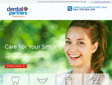 Tablet Screenshot of owensborodentalcenter.com